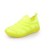 High quality LED slip on soft baby footwear elegant excellent girls boys sneakers all season lighting kids children shoes