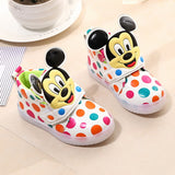 Children Shoes With Flash Light Fashion Boys Shoes Autumn Winter Breathable Girls Cartoon Sneakers Kids Led Kids Sport Shoes
