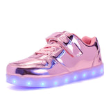 Glowing Sneakers for Girls illuminated Sneakers Luminous Sneakers Kids Led Shoes Glowing Sneakers with Charging zapatos de luces
