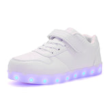 Glowing Sneakers for Girls illuminated Sneakers Luminous Sneakers Kids Led Shoes Glowing Sneakers with Charging zapatos de luces