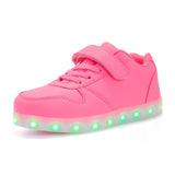 Glowing Sneakers for Girls illuminated Sneakers Luminous Sneakers Kids Led Shoes Glowing Sneakers with Charging zapatos de luces