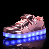 Glowing Sneakers for Girls illuminated Sneakers Luminous Sneakers Kids Led Shoes Glowing Sneakers with Charging zapatos de luces