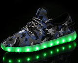 Men Women Children USB Charger Led Light Shoes Unisex Casual Sports for Kids & Adult Fashion Boys & Girls Sneakers Lace Up Shoe