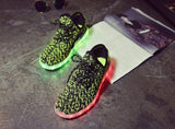 Men Women Children USB Charger Led Light Shoes Unisex Casual Sports for Kids & Adult Fashion Boys & Girls Sneakers Lace Up Shoe
