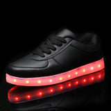 Men Women Children USB Charger Led Light Shoes Unisex Casual Sports for Kids & Adult Fashion Boys & Girls Sneakers Lace Up Shoe