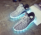 Men Women Children USB Charger Led Light Shoes Unisex Casual Sports for Kids & Adult Fashion Boys & Girls Sneakers Lace Up Shoe