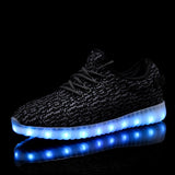 Men Women Children USB Charger Led Light Shoes Unisex Casual Sports for Kids & Adult Fashion Boys & Girls Sneakers Lace Up Shoe