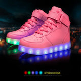 New Kids Glowing Sneakers Led Children Lighting Shoes Boys Girls Fashion illuminated Shining Luminous Warm Sneaker with light