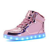New Kids Glowing Sneakers Led Children Lighting Shoes Boys Girls Fashion illuminated Shining Luminous Warm Sneaker with light
