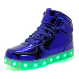 New Kids Glowing Sneakers Led Children Lighting Shoes Boys Girls Fashion illuminated Shining Luminous Warm Sneaker with light