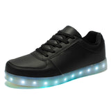 Size 25-44 Usb led shoes Luminous Sneakers tennis Led Slippers kids Lights Up shoes LED sneakers glowing