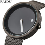 Unisex Minimalist Creative Watches For Men Women 2017 Fashion Simple Watches Sports Outdoor Quartz Wristwatches Couple Watches