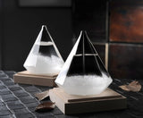1PC Diamond Shape Storm Glass Weather Forecast Bottle Crystal chemistry vintage home decor christmas accessories JY 1191