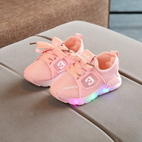 Kids Flash Led Light Breathable Casual Shoes LED Shoes Fashion For Children