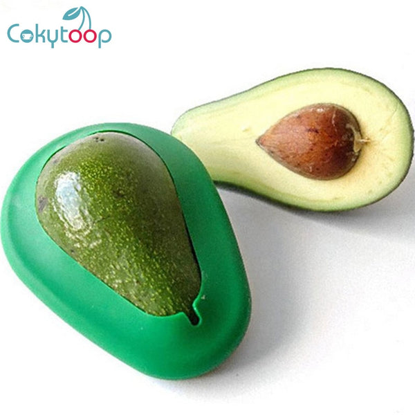 Cokytoop 2pcs Avocado Saver Wrap Food Huggers Foldable Silicone Friut Preservation Seal Cover Fresh Keeping Lids Kitchen Tool