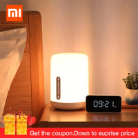 New Arrival Original Xiaomi Mijia Bedside Lamp 2 Bluetooth WiFi Connection Touch Panel APP Control Works with Apple HomeKit Siri