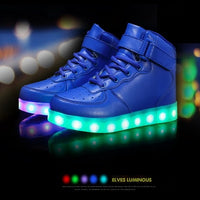 New Kids Glowing Sneakers Led Children Lighting Shoes Boys Girls Fashion illuminated Shining Luminous Warm Sneaker with light